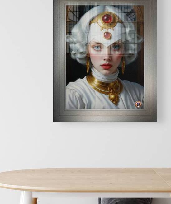 Lady Of The Orlion Order Mesmerizing AI Concept Art Portrait by Xzendor7 by xzendor7