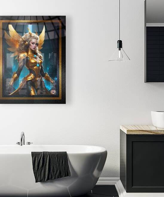 The Legendary Valeriya Vassila Mesmerizing AI Concept Art Portrait by Xzendor7 by xzendor7