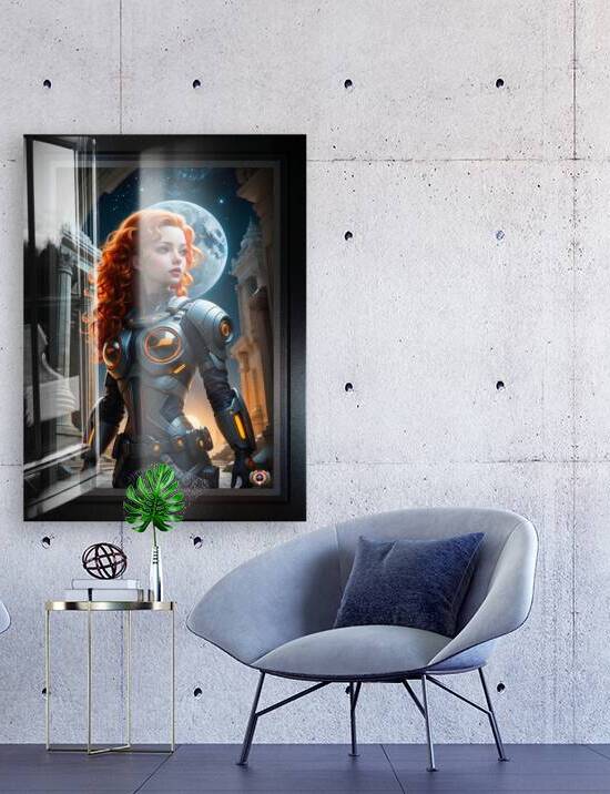 Lieutenant Clara Philby Surveying Synestous Gamma Hydra Beautiful AI Concept Art Portrait by Xzendor7 by xzendor7