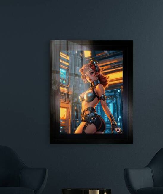 You Startled Me Captivating AI Concept Art Illustration by Xzendor7 by xzendor7