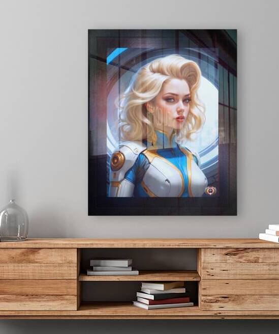 Adrienne Jade Captivating AI Concept Art Illustration Portrait by Xzendor7 by xzendor7