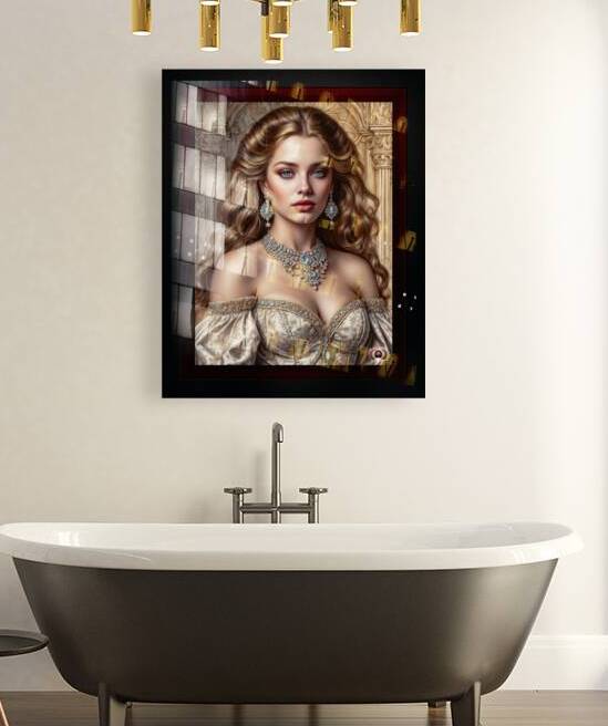 The Elegance Of Lady Adeline Denashious Captivating AI Concept Portrait Art by Xzendor7 by xzendor7