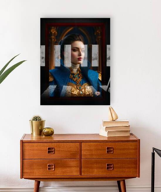 Portrait Of A Lady Of Elegance Captivating AI Concept Art by Xzendor7 by xzendor7