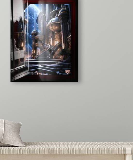 The Hypercinian Hotel Captivating AI Concept Art by Xzendor7 by xzendor7