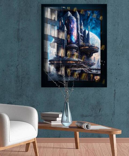 The Klorian Metropolis Astonishting AI Concept Sci-Fi Art by Xzendor7 by xzendor7