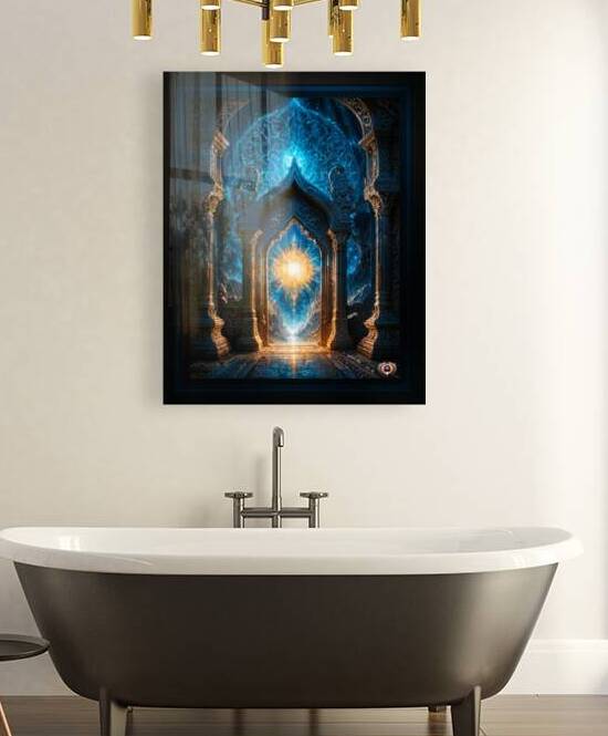 The Temple Of Light Mesmerizing AI Concept Mystical Art by Xzendor7 by xzendor7