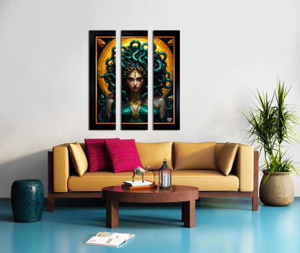 The Mystical Enigmatic Emerald Snake Queen Mesmerizing AI Concept