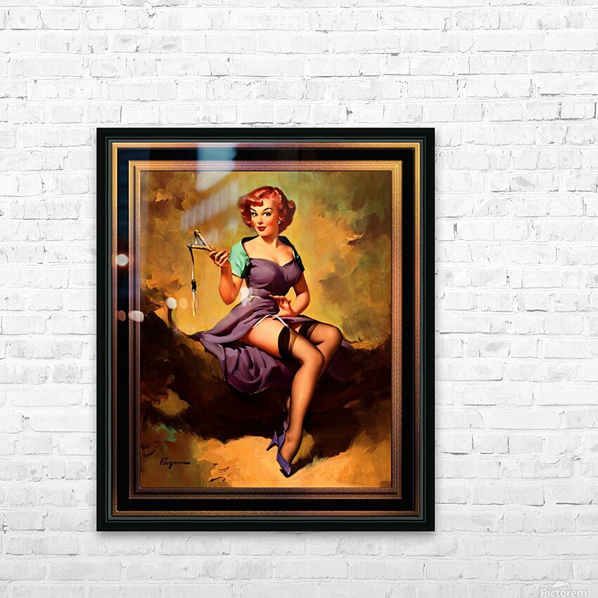 Gil Elvgren ギル・エルブグレン ピンナップ アート 額装 Gil Elvgren