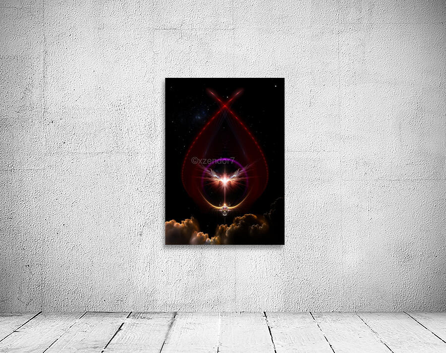 Peridin Fractal Art Spacescape Composition Wall Preview