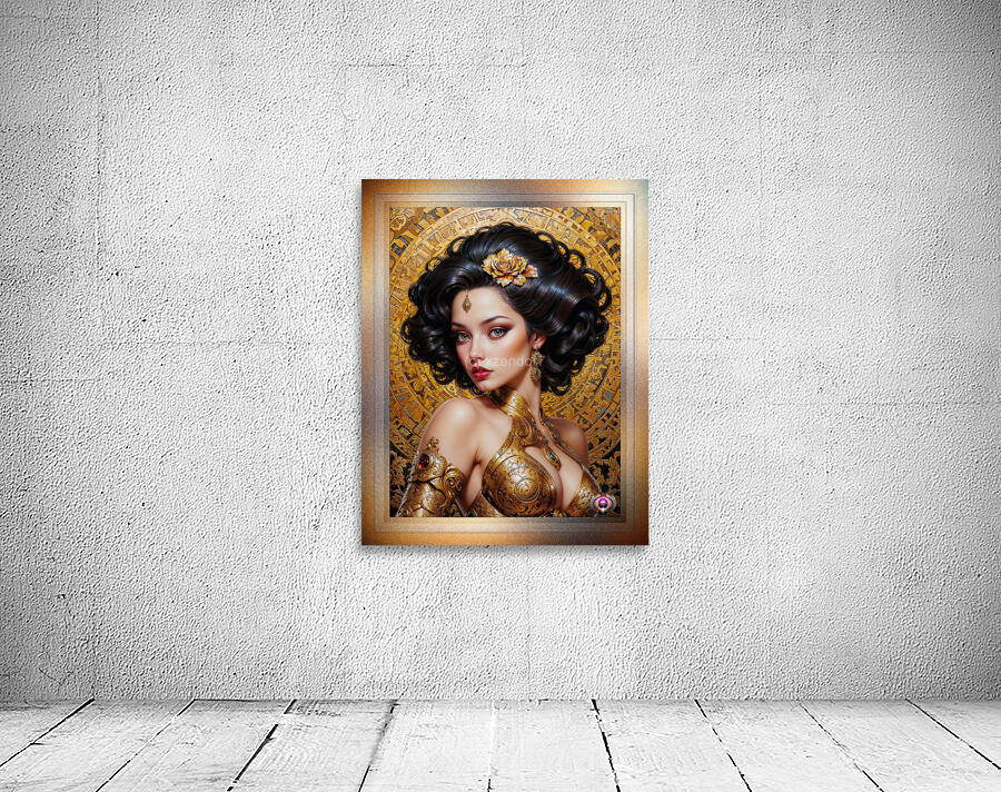 Portrait Of Delania Tracia Mesmerizing AI Concept Art by Xzendor7 Aperçu sur mur