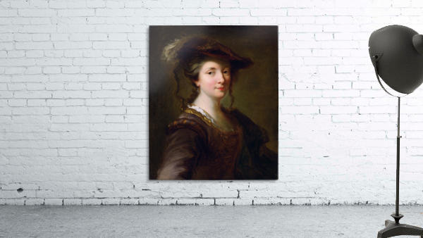 Portrait of a Lady by Alexis Grimou Wall Preview