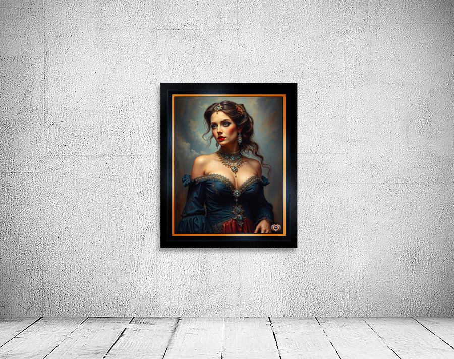Exquisite Majestic Portrait Of A Timeless Aristocratic Beauty