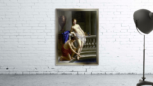 Greek Woman at the Bath by Joseph-Marie Vien Wall Preview