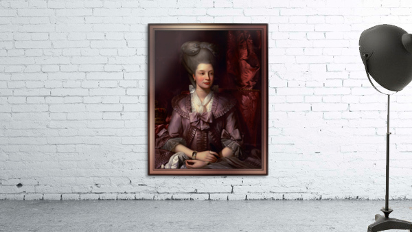 Queen Charlotte by Benjamin West Wall Preview
