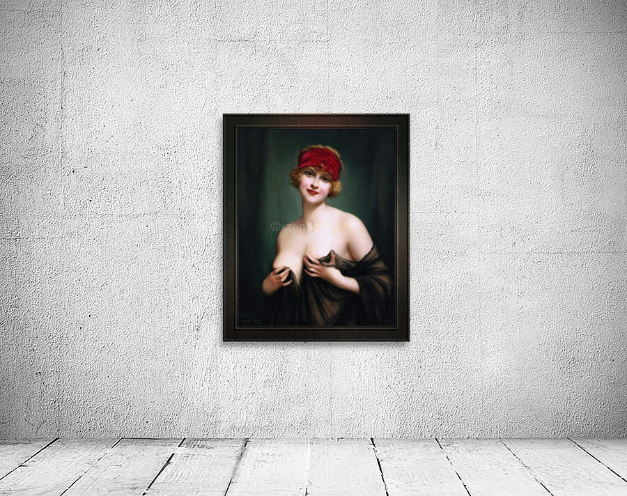 Young Woman In A Negligee by Francois Martin-Kavel Wall Preview