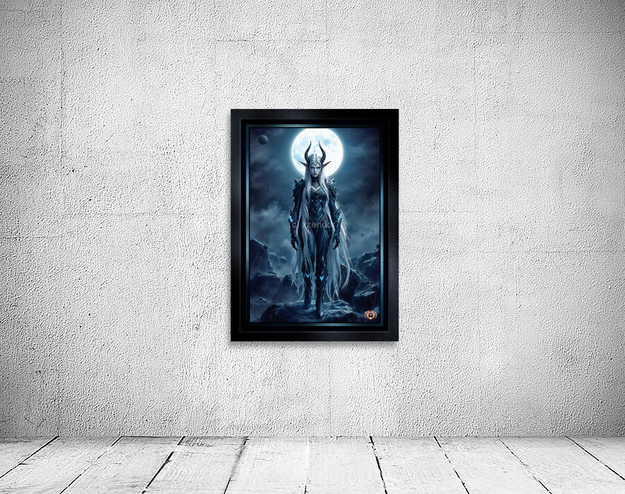 Moonlit Dark Fantasy Alien Elf Warrior Zyra Veythari Captivating AI ...