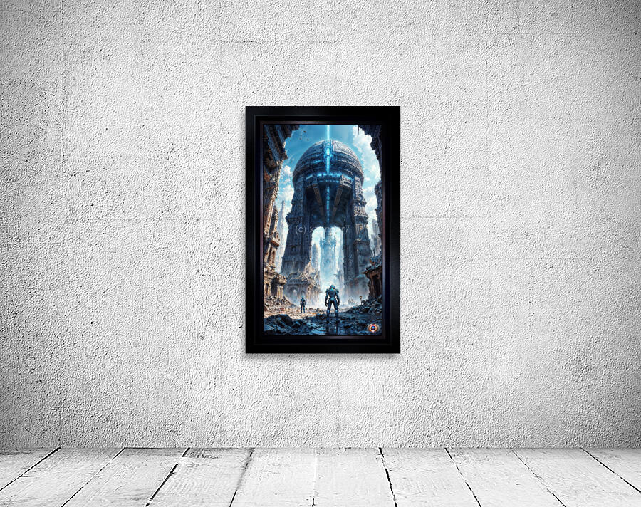 Destruction Of Eslivan A Chronicle Of The Fall Of Trevus Captivating AI Concept Art by Xzendor7 Wall Preview