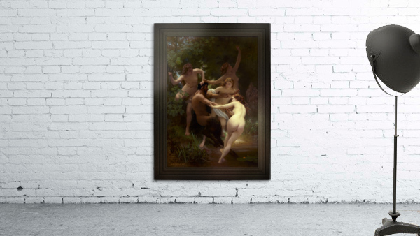 Nymphs and Satyr by William-Adolphe Bouguereau Old Masters Reproduction Wall Preview