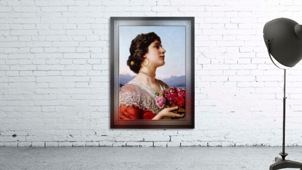 The Bouquet by Wladyslaw Maurycy Czachorski Classical Fine Art Old Masters Reproduction Wall Preview