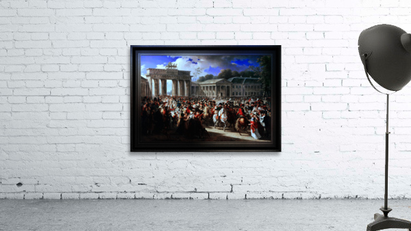 Entry of Napoleon I into Berlin by Charles Meynier Classical Fine Art Reproduction Wall Preview