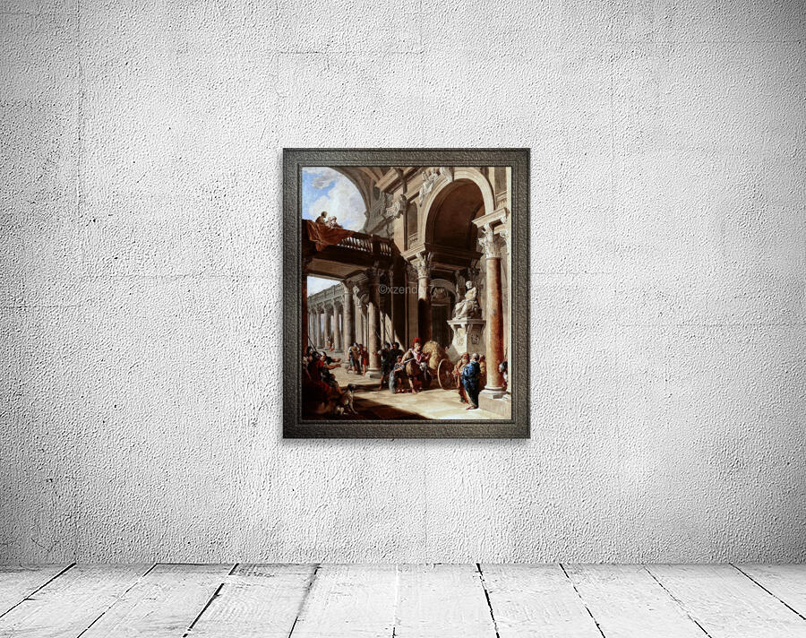 Alexander the Great Cutting the Gordian Knot by Giovanni Paolo Pannini Wall Preview