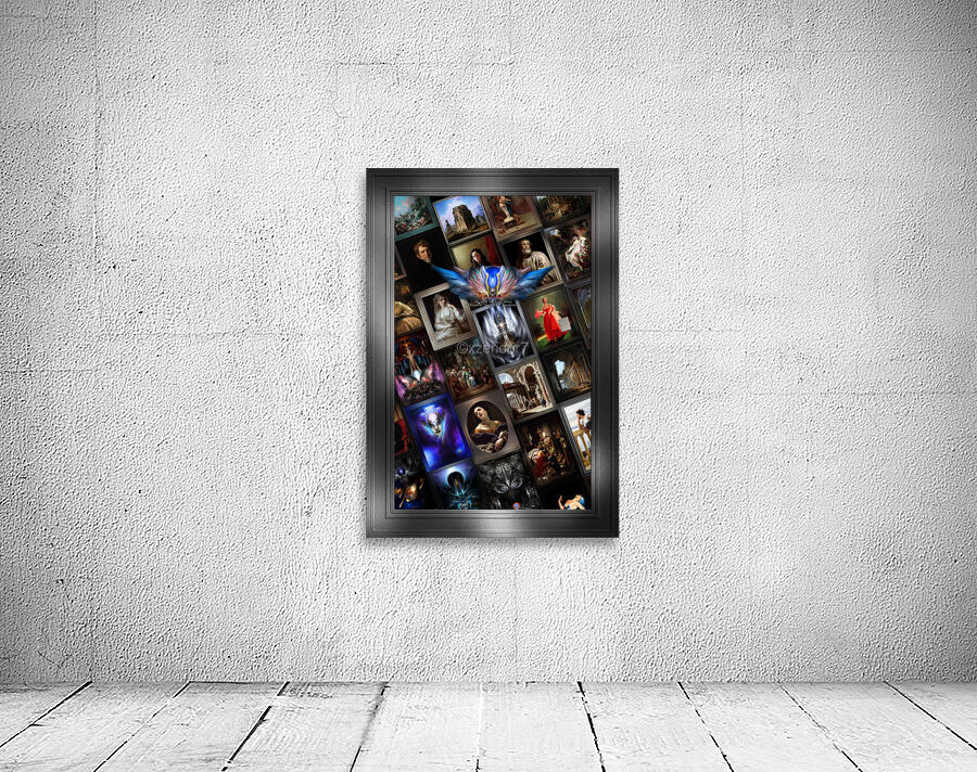 Xzendor7 Digital Classical Vintage Art Matrix Color Wall Preview