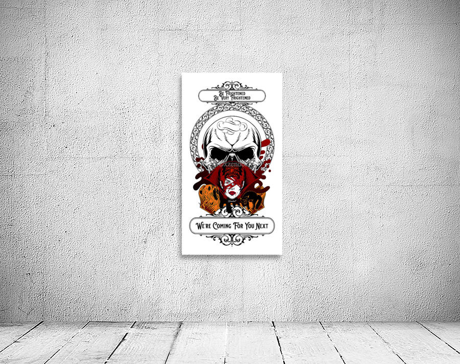 A Haunting Place on White Digital Art by Xzendor7 Wall Preview