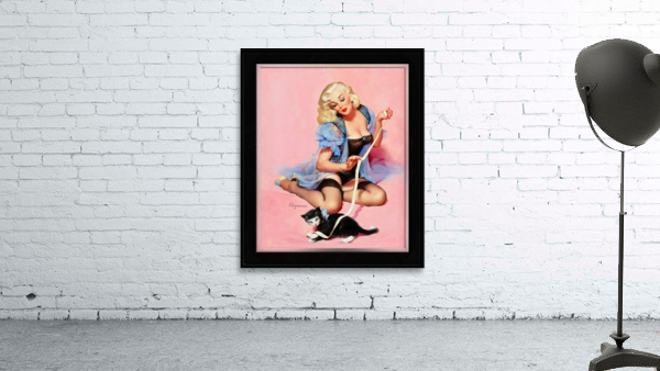 Denise Pur-r-rty Pair by Gil Elvgren Classic Xzendor7 Old Masters Reproductions Wall Preview