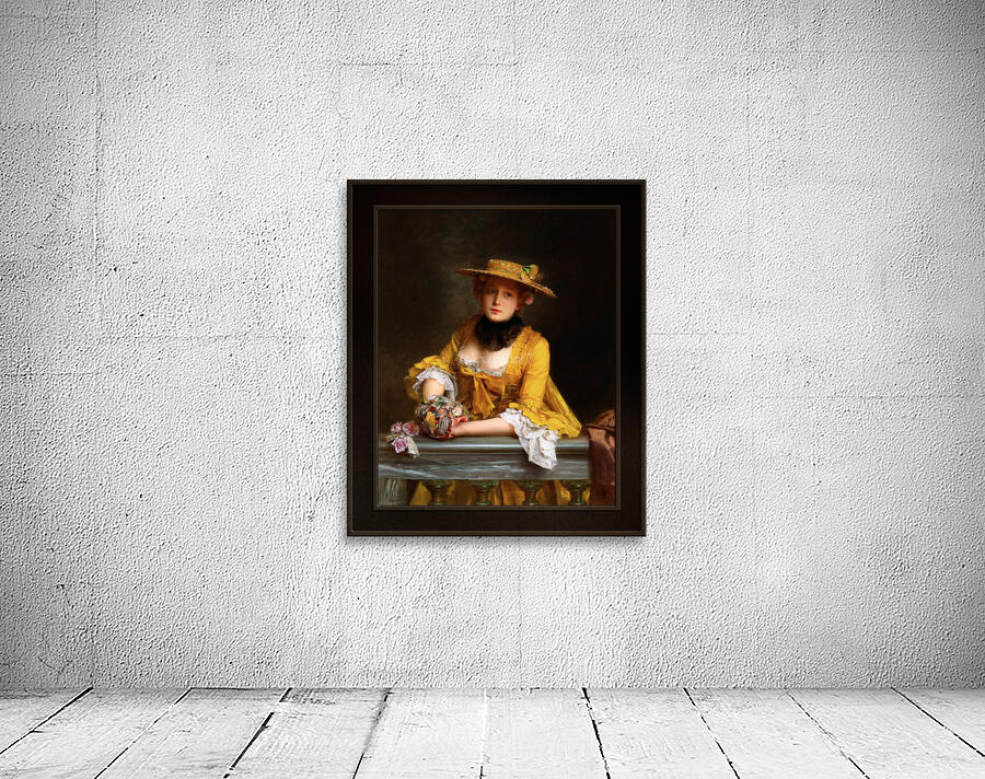Will It Be Fine by Gustave Jacquet Remastered Xzendor7 Fine Art Old Masters Reproductions Wall Preview