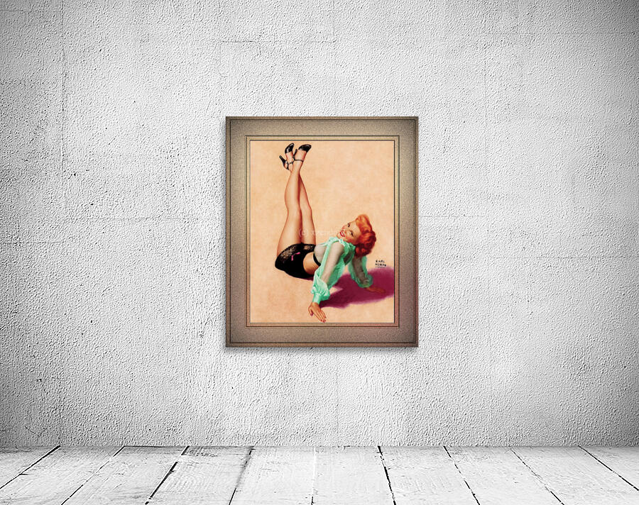 Judy Garland Poses For Earl Moran Remastered Vintage Retro Xzendor7 Art Reproductions Aperçu sur mur