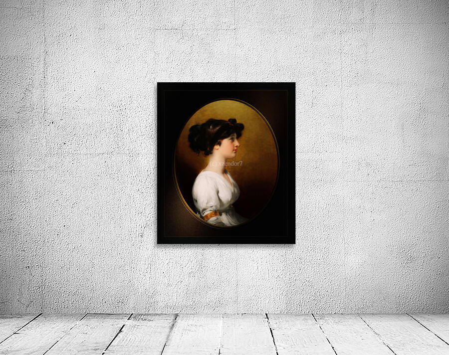 Caroline hu 油絵風デザイン 一点物 レディース チューブトップ The Honorable Caroline Upton by Thomas Lawrence Remastered