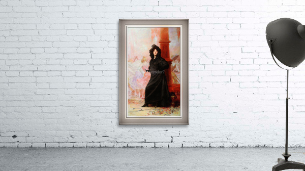 Baile de Mascaras by Frederik Hendrik Kaemmerer Remastered Xzendor7 Classical Fine Art Old Masters Reproductions Wall Preview