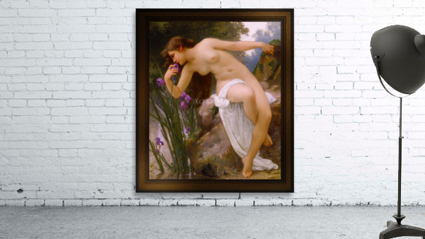 The Fragrant Iris by Guillaume Seignac Remastered Xzendor7 Classical Fine Art Old Masters Reproductions Wall Preview