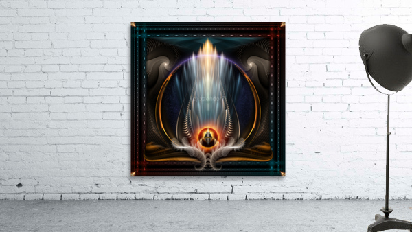 Imperial View Fractal Art Composition by Xzendor7 Aperçu sur mur