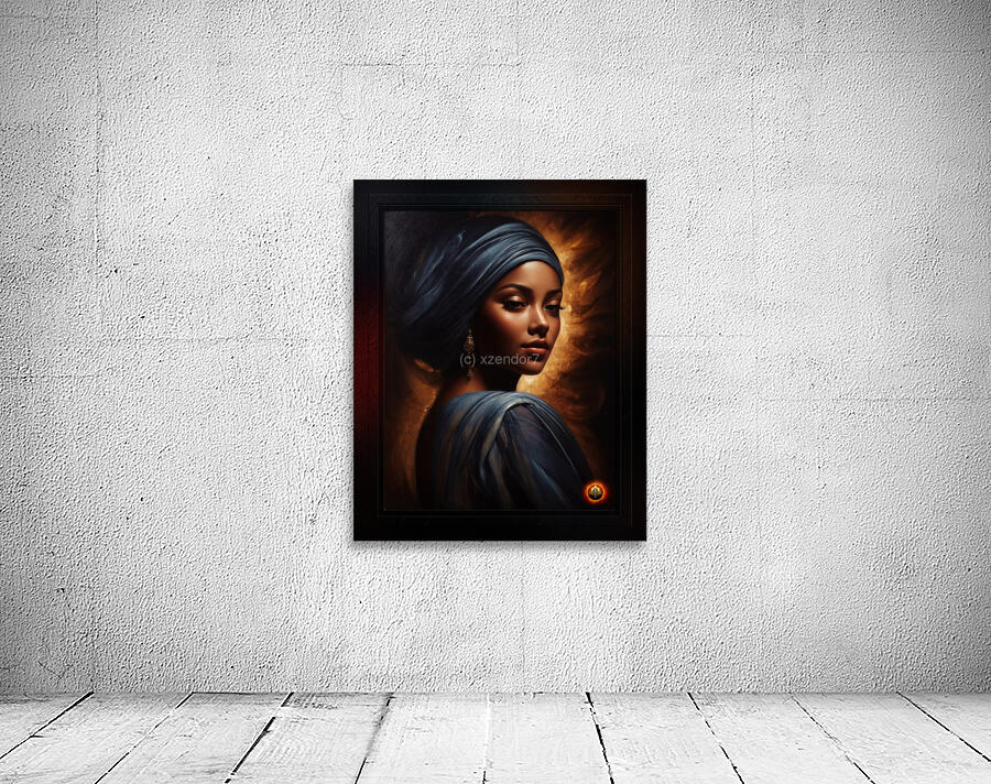 Portrait Of Xzandia Beautiful AI Concept Art by Xzendor7 Aperçu sur mur