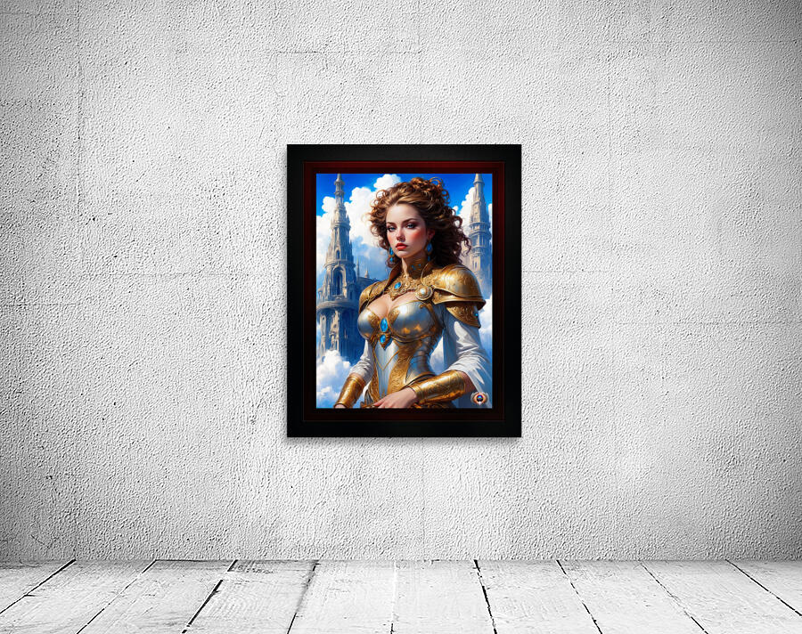 Portrait Of Usella Captivating AI Concept Art by Xzendor7 Wall Preview