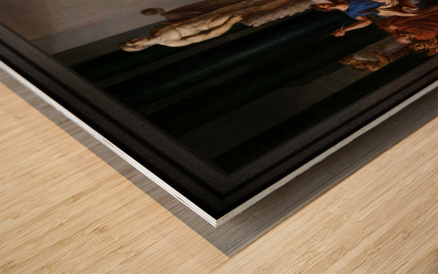 La morte di Cesare The Assassination of Julius Caesar by Vincenzo Camuccini Wood print