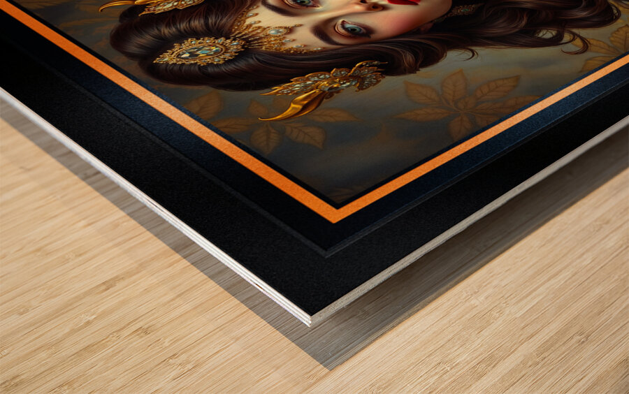 The Grace And Elegance Of The Classic Beauty Lysandra Valliere Captivating AI Concept Art by Xzendor7 Impression sur bois