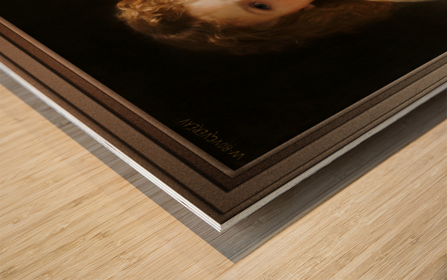 The Story Book by William-Adolphe Bouguereau Wood print