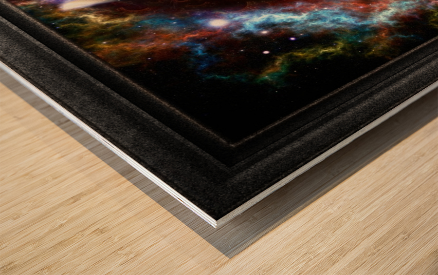 The Arzookian Princess Of Nebulous Four Fractal Art Portrait Wood print