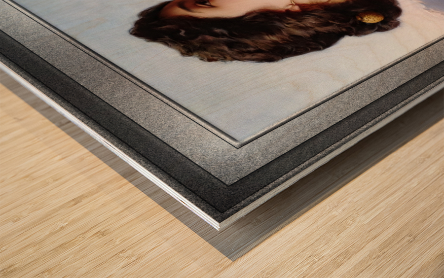 The Bouquet by Wladyslaw Maurycy Czachorski Classical Fine Art Old Masters Reproduction Wood print