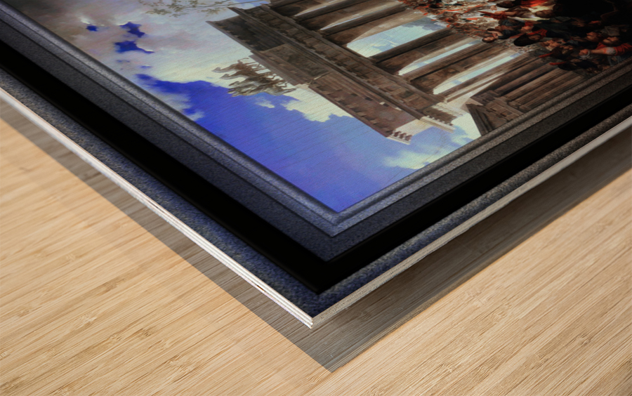 Entry of Napoleon I into Berlin by Charles Meynier Classical Fine Art Reproduction Wood print