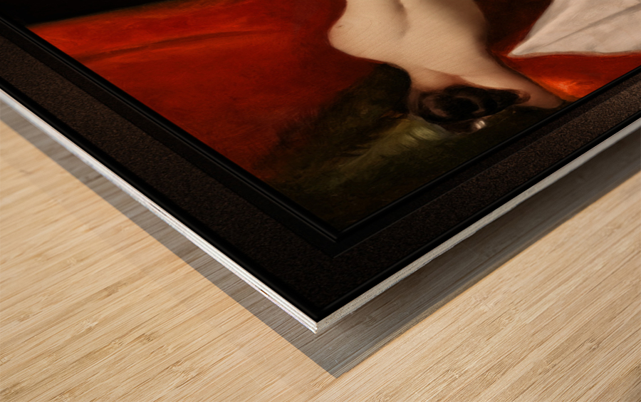 Reclining Female Nude by William Etty Classical Fine Art Xzendor7 Old Masters Reproductions Wood print