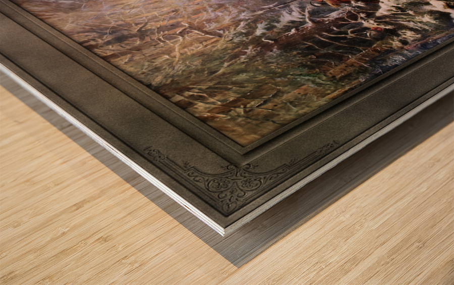 Ivan Susanin by Konstantin Makovsky Classical Fine Art Xzendor7 Old Masters Reproductions Wood print