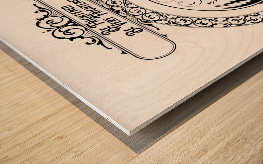 A Haunting Place on White Digital Art by Xzendor7 Wood print