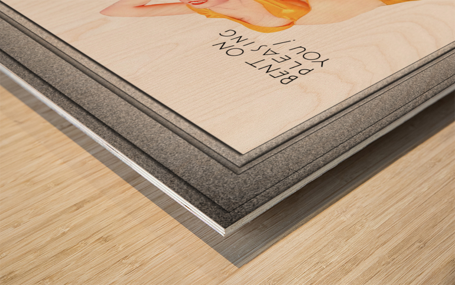 Bent On Pleasing You by Enoch Bolles Vintage Illustration Xzendor7 Art Reproductions Wood print