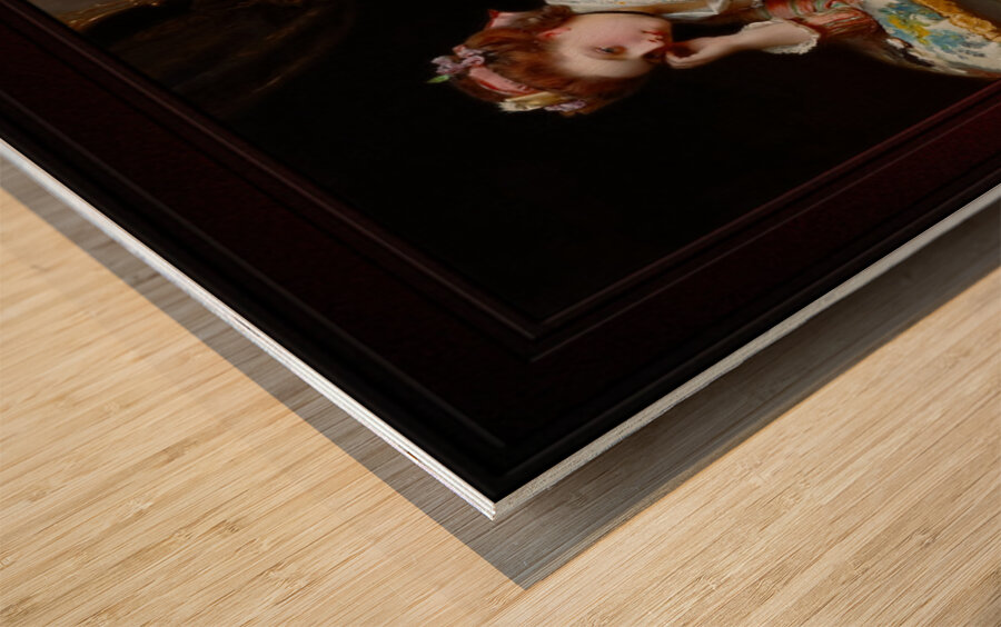 A Pensive Moment by Gustave Jacquet Remastered Xzendor7 Classical Fine Art Old Masters Reproductions Impression sur bois