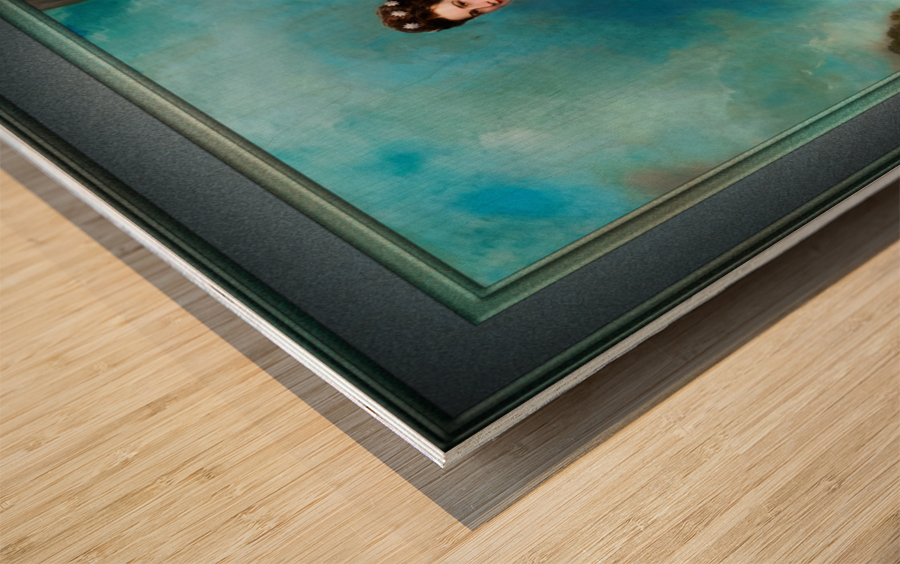 Portrait Of Empress Elisabeth of Austria by Franz Xaver Winterhalter Remastered Xzendor7 Classical Fine Art Old Masters Reproductions Wood print