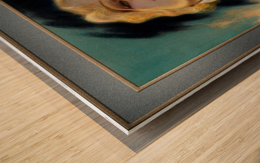 Jean Harlow Poses For Charles Gates Sheldon Remastered Vintage Retro Xzendor7 Art Reproductions Wood print