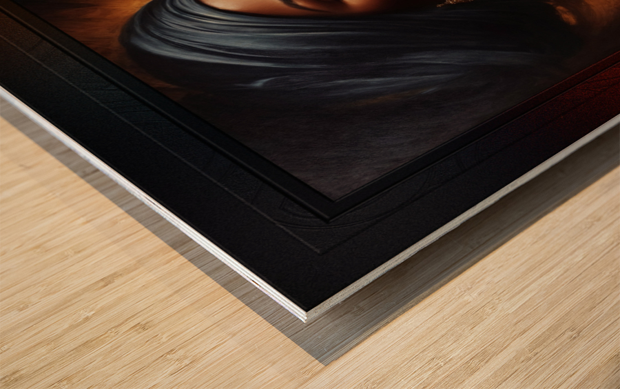 Portrait Of Xzandia Beautiful AI Concept Art by Xzendor7 Impression sur bois